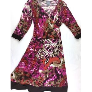 Rabbit Rabbit Rabbit Designs Faux Wrap Dress